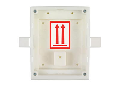 FLUSH MOUNT BOX FOR SINGLE HEIGHT DOOR STATION