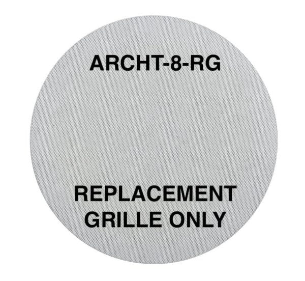 ARCHITECTURAL 8 INCH REPLACEMENT ROUND GRILLE / EACH