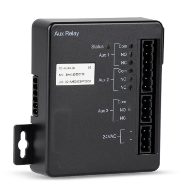 RELAY MODULE WITH THREE AUX RELAY (NO NC COM)