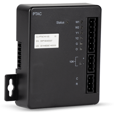 RELAY MODULE FOR PTAC WITH ONE 6-PORT CLIMATE RELAY (W1 W2 Y1 Y2 G O) AND ONE 10K THERMISTOR IN