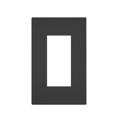 ASCEND FACEPLATE - 1 GANG (BLACK)