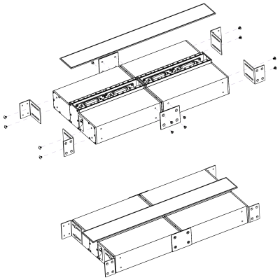 GRILLE FOR DUAL 320 SUBS (PRE CONSTRUCTION)