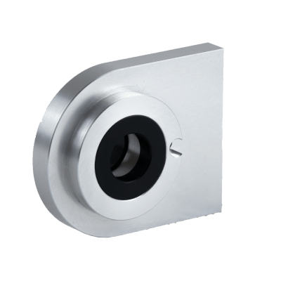 WIDE COUPLER FOR DUAL MOTOR (SILVER ALUMINUM)