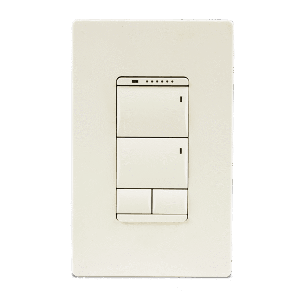 ECHO WIRELESS CONFIGURABLE KEYPAD - BI-PHASE DIMMER V2 (LIGHT ALMOND) - Image 3