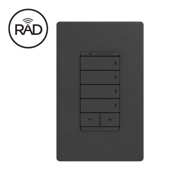 METROPOLITAN WIRELESS CONFIGURABLE KEYPAD - BI-PHASE DIMMER V2 (BLACK)