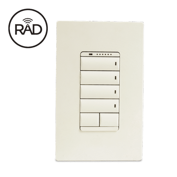 ECHO WIRELESS CONFIGURABLE KEYPAD - BI-PHASE DIMMER V2 (LIGHT ALMOND)