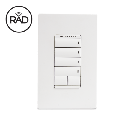 ECHO WIRELESS CONFIGURABLE KEYPAD - BI-PHASE DIMMER V2 (SNOW WHITE)