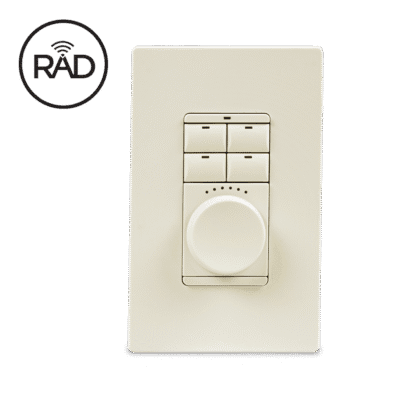 ECHO WIRELESS DIAL KEYPAD - BI-PHASE DIMMER V2 (LIGHT ALMOND)