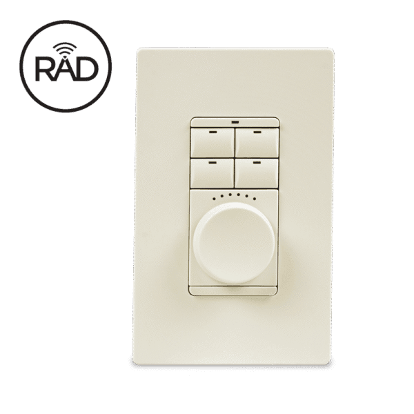 ECHO WIRELESS DIAL KEYPAD - BI-PHASE DIMMER V2 (LIGHT ALMOND)