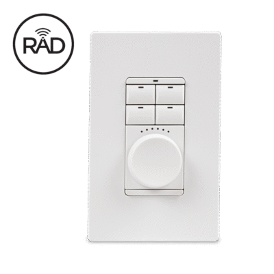 ECHO WIRELESS DIAL KEYPAD - BI-PHASE DIMMER V2 (SNOW WHITE)