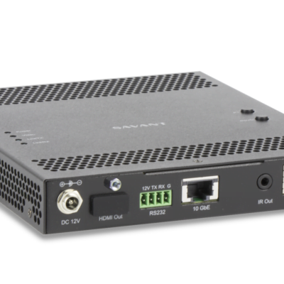 IP VIDEO SINGLE INPUT TRANSMITTER 4K UHD WITH CONTROL (COPPER W/POE)