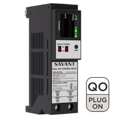 QO DUAL 24V CONTROL RELAY PON