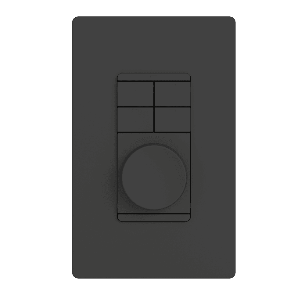 METROPOLITAN LOW VOLTAGE DIAL KEYPAD V2 (BLACK)