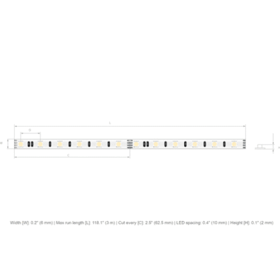 KLUS 4.8W/FT RGB COLOR CHANGING TAPE