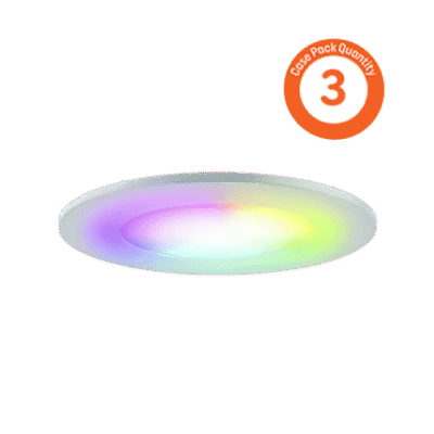 4” REVEAL WAFER SMART DOWNLIGHT 120V, FULL COLOR + DAYLIGHT (CASE-3X1PK)