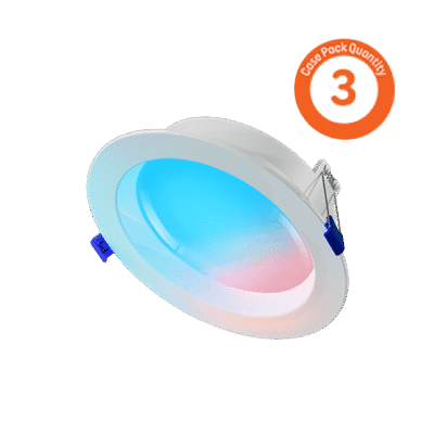 6” HI LUMEN REVEAL WAFER SMART DOWNLIGHT 120V FULL COLOR + DAYLIGHT (CASE-3X1PK)